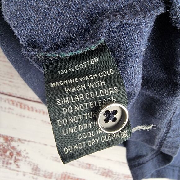 RODD & GUNN SPORT FIT MENS M Henley STYLE LONGSLEEVE SHIRT Casual Blue - Picture 6 of 9